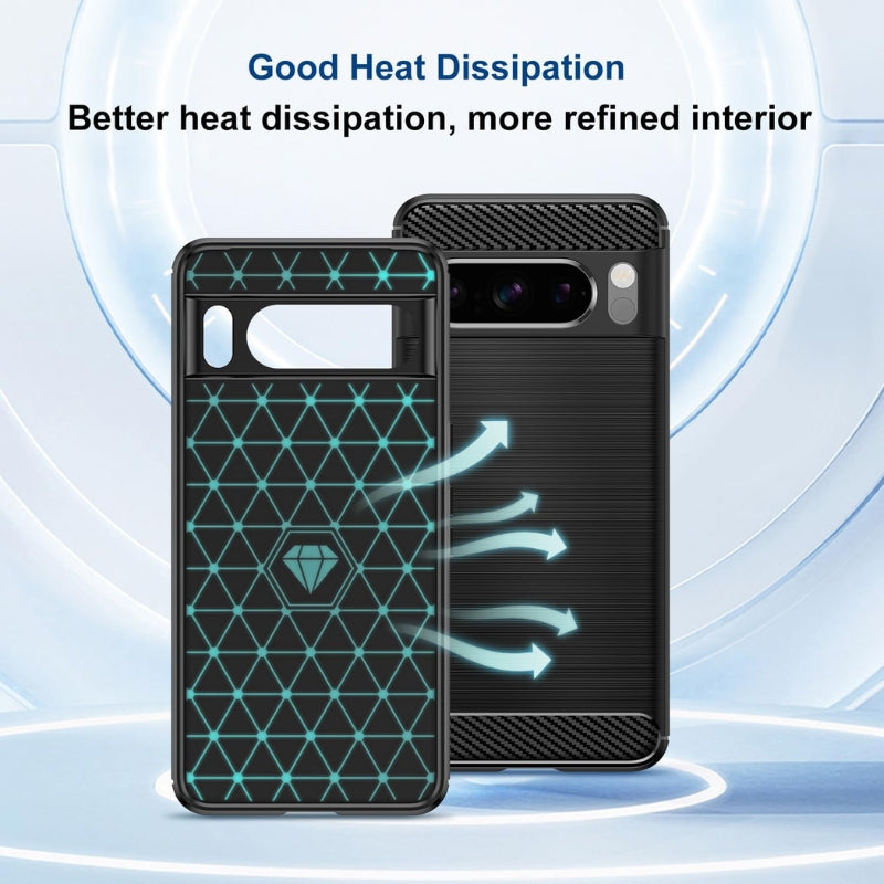 Load image into Gallery viewer, Google Pixel 6/6Pro/6A - Slim Fit Phone Cover with Shock-Absorption, Carbon Fiber TPU Rubber Protective Essentials Series Case - i-Station Mobile Phone & Electronic Device Repair and Accessories