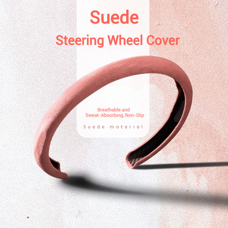Load image into Gallery viewer, BYD Suede Car Steering Wheel Covers For Qin Plus, Han EV, Song PLUS, Tang DMI, Yuan Pro, Dolphin, Seagull, Seal - i-Station Mobile Phone & Electronic Device Repair and Accessories