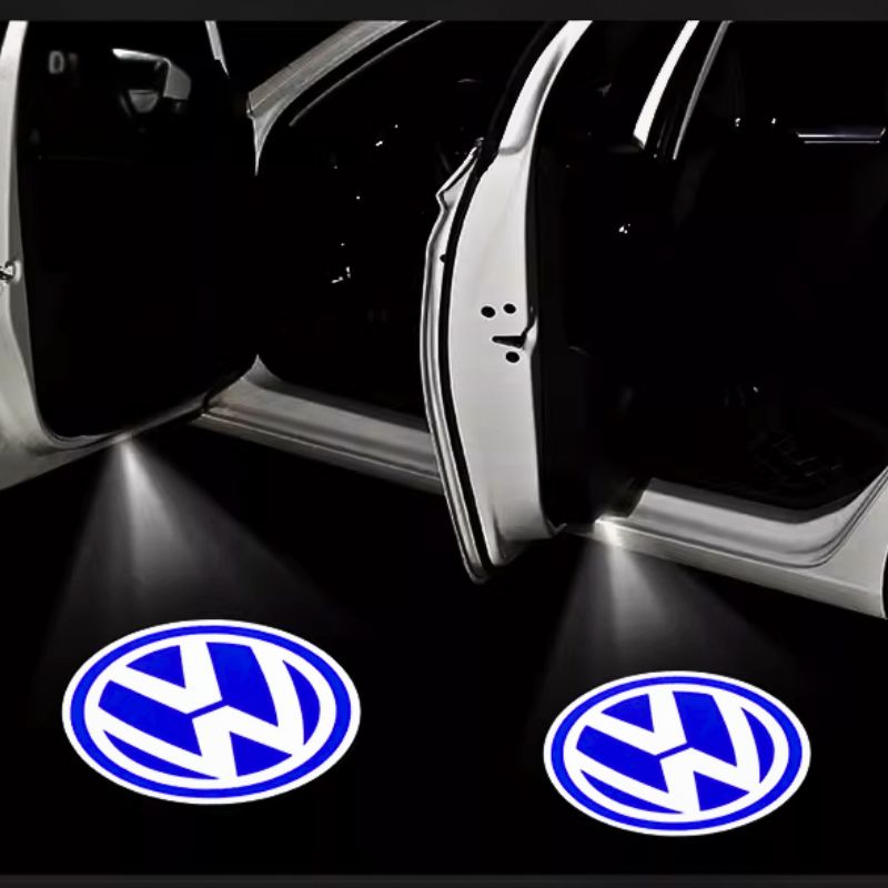 Load image into Gallery viewer, Volkswagen Custom Dedicated Car Door Welcome Lights & LED Projector for Passat, Touran, Magotan, Teramont, Touareg, Phideon, CC, Viloran (1 Pcs)