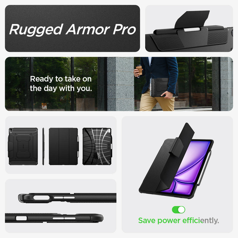 Load image into Gallery viewer, Apple iPad Air 4/5 10.9'' 4/5th Gen (2020/2022) - SPIGEN Heavy Duty Flip Stand Protective Case - i-Station Mobile Phone & Electronic Device Repair and Accessories