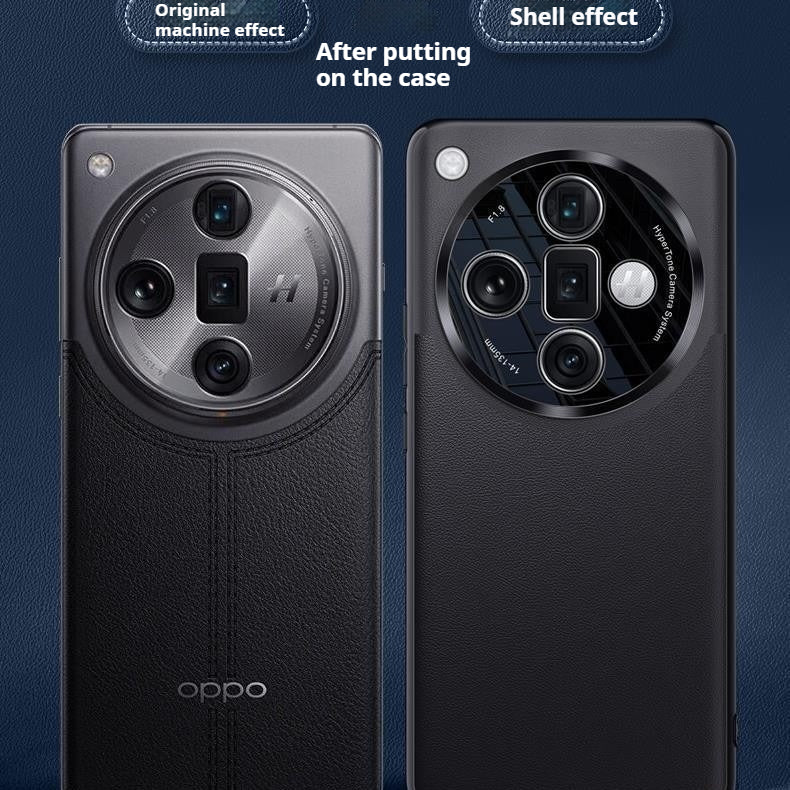 Load image into Gallery viewer, OPPO Find X8 Pro Ultra-thin Full Protection Shockproof Genuine Leather Series Case - i-Station Mobile Phone & Electronic Device Repair and Accessories