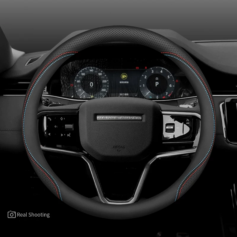 Load image into Gallery viewer, Land Rover Premium Nappa Leather Breathable Ultra-Thin Non-Slip Steering Wheel Cover For Discovery Sport, Range Rover Evoque, Defender, Velar, Discovery 4/5 - i-Station Mobile Phone & Electronic Device Repair and Accessories