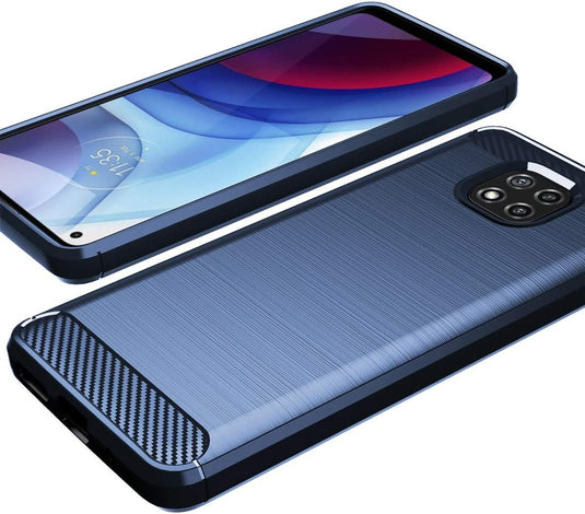 Motorola Moto G Power 2021 - Shield Shockproof Rugged Heavy Duty Case With 2PC 9H Glass Screen Protector - i-Station Mobile Phone & Electronic Device Repair and Accessories