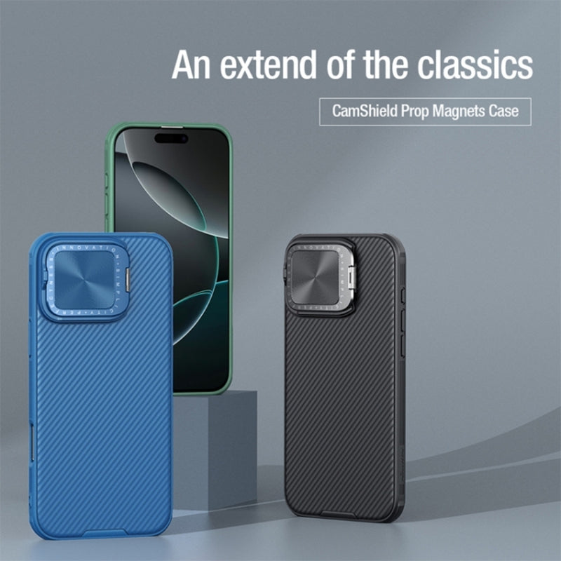 Load image into Gallery viewer, Apple iPhone 16 Pro/Max - NILLKIN CD Texture Mirror Shield Flip Style Lens Camera Stand - i-Station Mobile Phone & Electronic Device Repair and Accessories