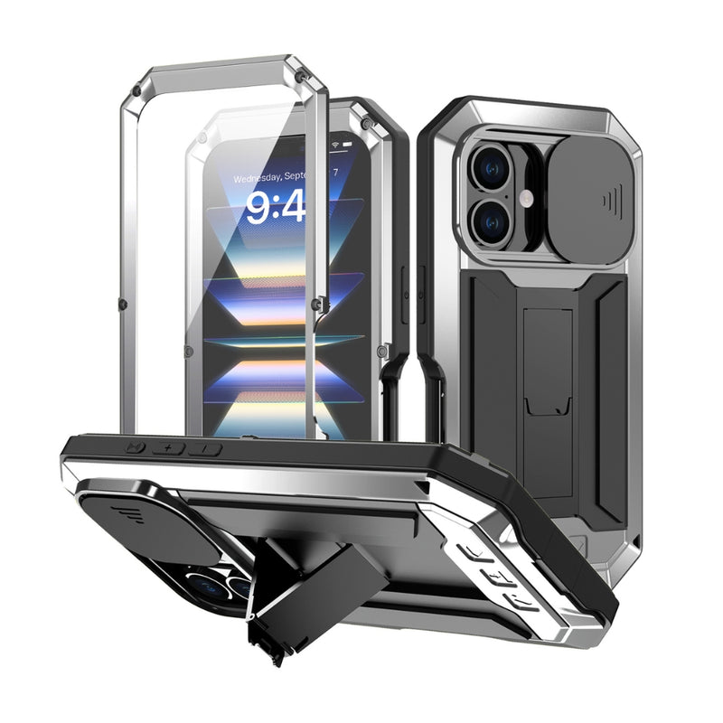 Load image into Gallery viewer, Apple iPhone 16/Pro/Plus/Max - R-JUST Sliding Camera IP54 Life Waterproof Holder Phone Case - i-Station Mobile Phone & Electronic Device Repair and Accessories