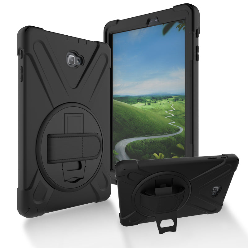 Load image into Gallery viewer, Samsung Galaxy Tab A 2017 8" (T380/T385Y) Heavy Duty 360 Degree Rotate Stand Hand Strap Case - Polar Tech Australia