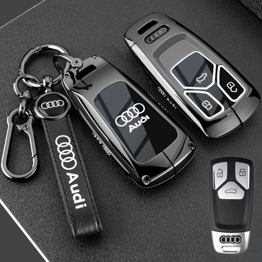 Audi Stylish with Cool Shockproof Car Key Protective Fob Case Cover For A3, A4, A5, A6, Q2, Q3, Q5, Q7, Q8, e-tron - i-Station Mobile Phone & Electronic Device Repair and Accessories