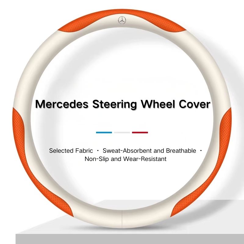 Load image into Gallery viewer, Mercedes-Benz Skin-friendly & Breathable Steering Wheel Cover For C260L, E300L, A180L, GLA/GLB, GLC, CLA