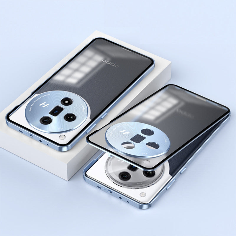 Load image into Gallery viewer, OPPO Find X7/Ultra - Metal Frame Frosted Magnetic Phone Case - i-Station Mobile Phone & Electronic Device Repair and Accessories