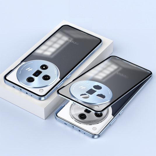 OPPO Find X7/Ultra - Metal Frame Frosted Magnetic Phone Case - i-Station Mobile Phone & Electronic Device Repair and Accessories