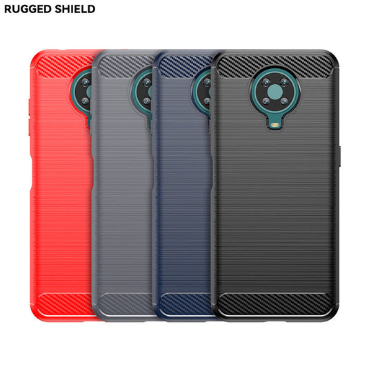 Nokia 6/6.1/6.1 Plus (X6)/6.2/6.3/6.4 - Shield Shockproof Rugged Heavy Duty Case With 2PC 9H Tempered Glass Screen Protector - i-Station Mobile Phone & Electronic Device Repair and Accessories