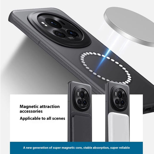 Honor Magic7/Pro - Frosted Magnetic Minimalist Full Coverage Shockproof Case - i-Station Mobile Phone & Electronic Device Repair and Accessories