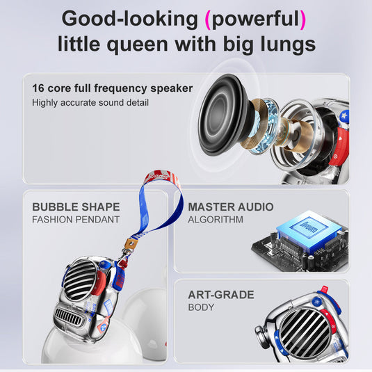 Divoom Spark-Pop Bluetooth Speaker Portable Small Speaker Perfect Gift - i-Station Mobile Phone & Electronic Device Repair and Accessories