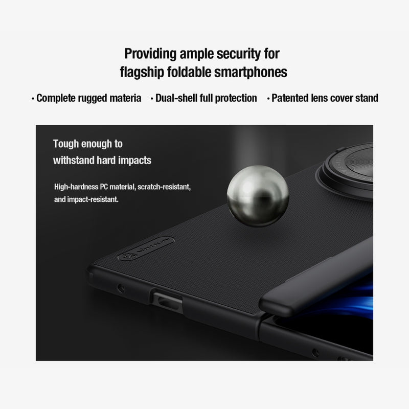 Load image into Gallery viewer, OnePlus Open (CPH2551) - Super Matte Shield Flip Style Lens Camera Stand Protective Case - i-Station Mobile Phone & Electronic Device Repair and Accessories