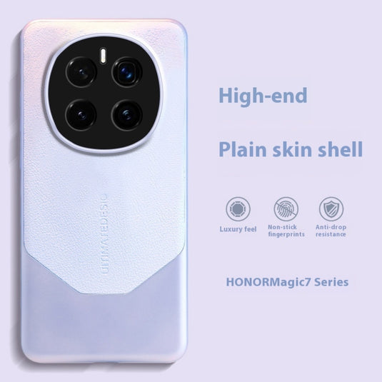 Honor Magic6/Pro - Matte Leather Full Cover Shockproof Protective Case - i-Station Mobile Phone & Electronic Device Repair and Accessories