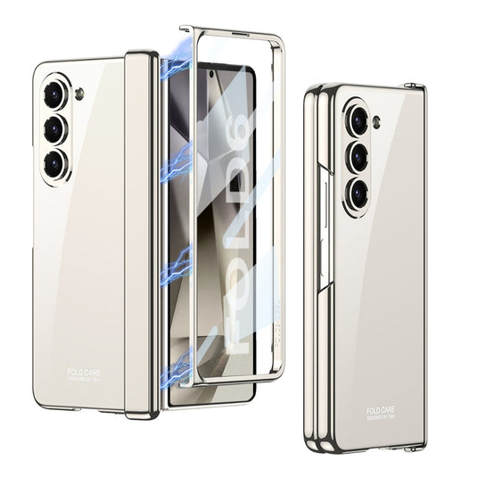 Samsung Galaxy Z Fold 5(SM-F946) - Hinged Foldable Full Coverage Transparent Shockproof Protective Case - i-Station Mobile Phone & Electronic Device Repair and Accessories