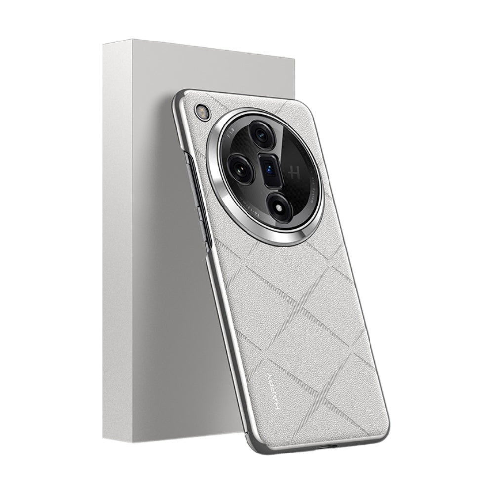 OPPO Find X8 Pro - Plain Leather PC Phone Case - i-Station Mobile Phone & Electronic Device Repair and Accessories