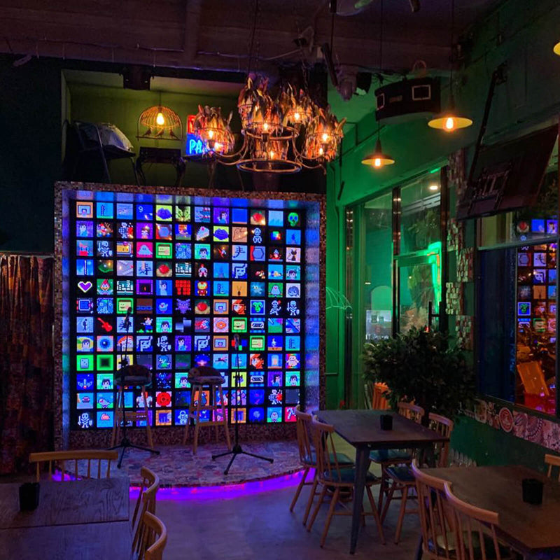 Load image into Gallery viewer, Divoom Pixoo - Pixel Art Digital Picture Frame with 16x16 LED Display APP Control Clock Box - Desk Mount for Gaming Room & Bedside Table - i-Station Mobile Phone & Electronic Device Repair and Accessories