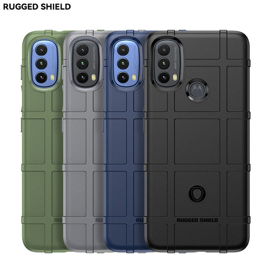 Motorola Moto E20/E30/E40 - Shield Shockproof Rugged Heavy Duty Case With 2PC 9H Tempered Glass Screen Protector - i-Station Mobile Phone & Electronic Device Repair and Accessories
