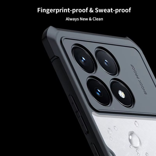 Xiaomi Poco X6/Pro - Transparent Shockproof Protection Case - i-Station Mobile Phone & Electronic Device Repair and Accessories