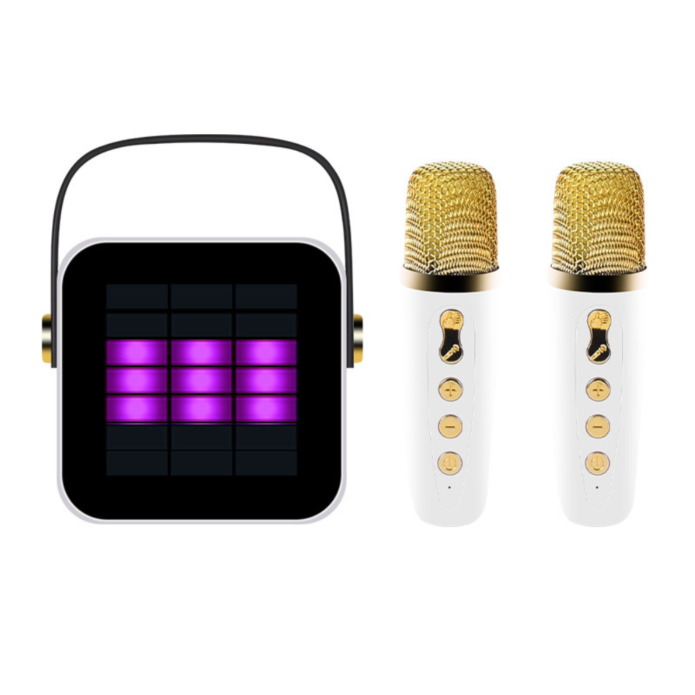 Portable Bluetooth Karaoke Speaker with LED, Wireless Handheld Microphone for Outdoor & Home Use - i-Station Mobile Phone & Electronic Device Repair and Accessories