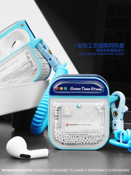 Apple AirPods Pro 2 (2022) - Office Software Design Style TPU + PC Heavy Duty Protecive Case - i-Station Mobile Phone & Electronic Device Repair and Accessories