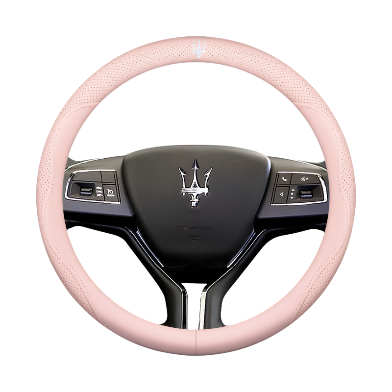 Load image into Gallery viewer, Maserati Nappa Leather Breathable Non-Slip Steering Wheel Cover For Quattroporte, Ghibli, Grecale, Levante - i-Station Mobile Phone & Electronic Device Repair and Accessories