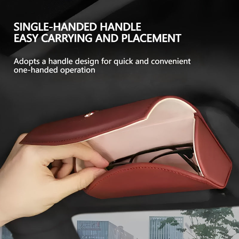 Load image into Gallery viewer, Porsche PU Leather Car Sunglasses Holder for Macan, Cayenne, 718, Panamera, 911, Taycan - i-Station Mobile Phone & Electronic Device Repair and Accessories
