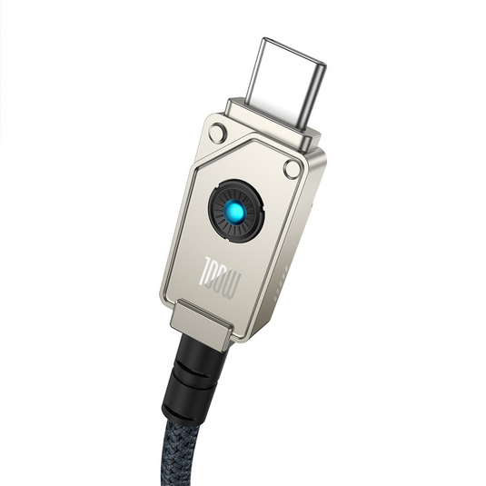 Baseus Unbreakable Series Fast Charging Data Cable Type-C to Type-C 100W 2m Compatible for iPhone 15 16 Series - i-Station Mobile Phone & Electronic Device Repair and Accessories