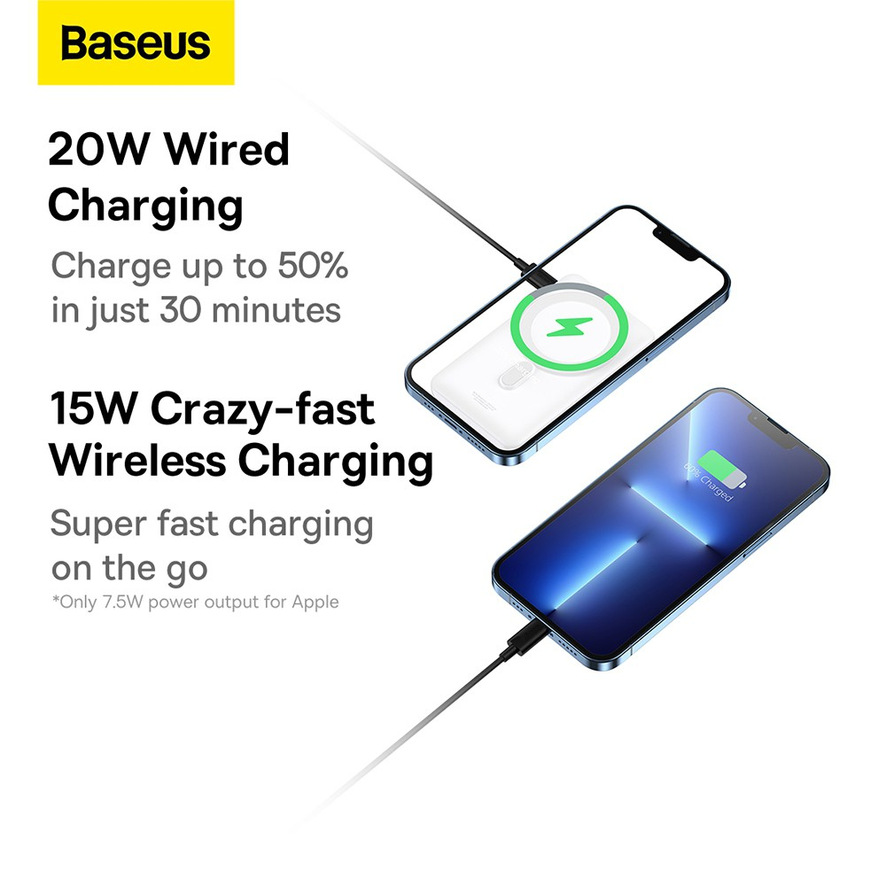 Baseus Magnetic Bracket Wireless Fast Charge Power Bank 10000mAh 20W - i-Station Mobile Phone & Electronic Device Repair and Accessories