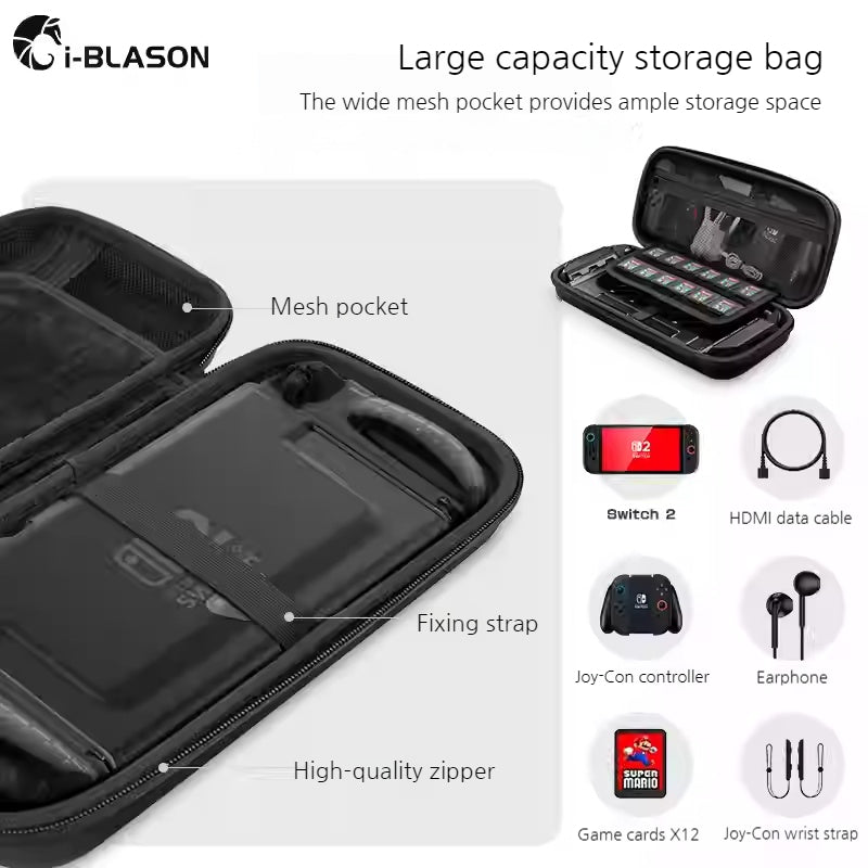 Load image into Gallery viewer, Nintendo Switch 2 (2025) i-Blason EVA Shockproof Large-Capacity Storage Case