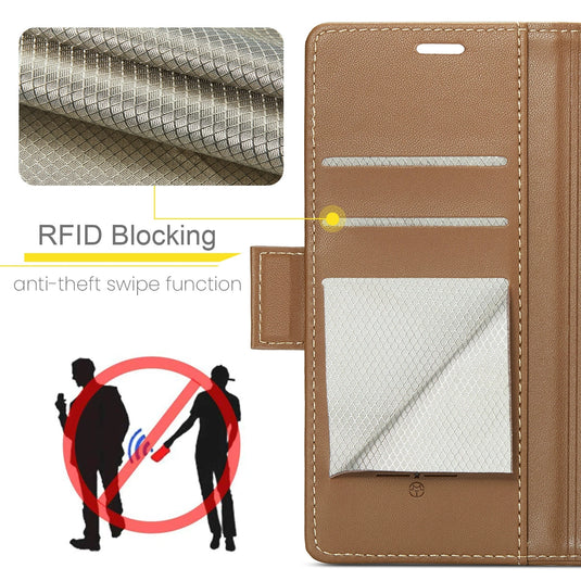 Samsung Galaxy Z Fold 6 (SM-F956) Premium Leather Shockproof Wallet Series Case - i-Station Mobile Phone & Electronic Device Repair and Accessories