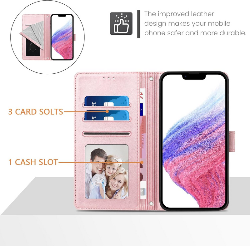 Load image into Gallery viewer, Apple iPhone 17/Air/Pro/Max - Hanman Mill Premium Quality Flip Wallet Leather Case - i-Station Mobile Phone & Electronic Device Repair and Accessories