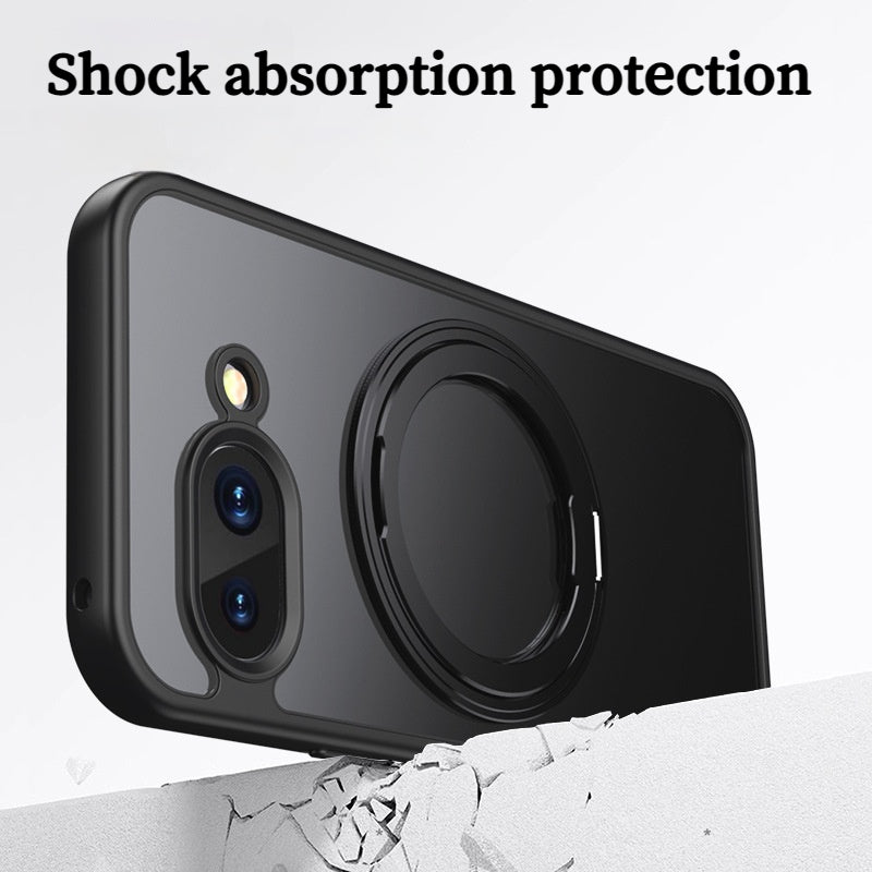 Load image into Gallery viewer, Google Pixel 9A - 360° Rotating Stand Full-Cover Matte Shockproof Case - i-Station Mobile Phone & Electronic Device Repair and Accessories