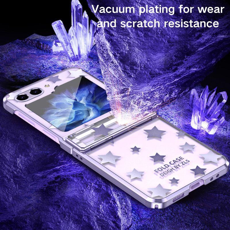 Load image into Gallery viewer, Samsung Galaxy Z Flip 6 SM-F741 Electroplated Full-cover Hinge Protection Blingbling Series Case - i-Station Mobile Phone & Electronic Device Repair and Accessories