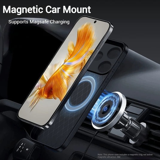 OPPO A5 Pro 5G - Business TPU Soft Edge Plain Leather Car Magnetic Anti-Drop Case - i-Station Mobile Phone & Electronic Device Repair and Accessories