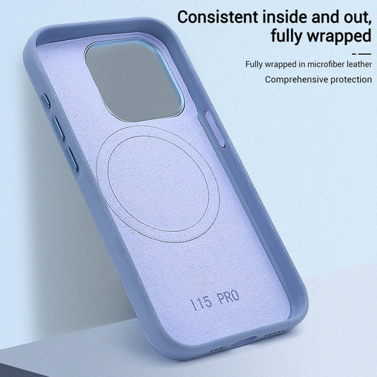 Apple iPhone 13/Pro/Pro Max Fibrous Leather Velvet Texture Shockproof Protective Case - i-Station Mobile Phone & Electronic Device Repair and Accessories