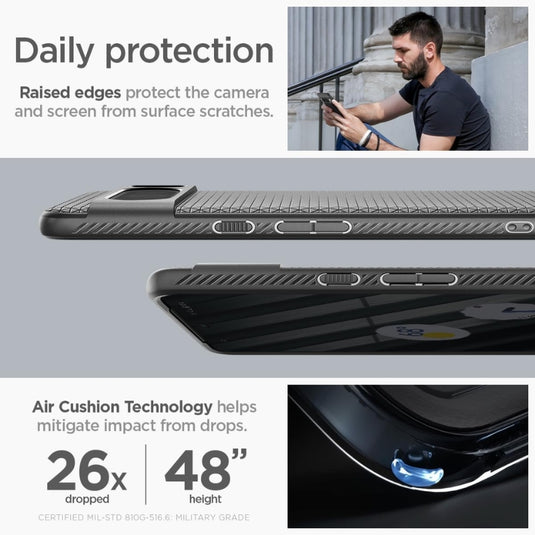 Google Pixel 8 Pro - Shockproof Air Cushion Form Fitted Slim Lightweight Soft TPU Cover Essentials Series Case - i-Station Mobile Phone & Electronic Device Repair and Accessories