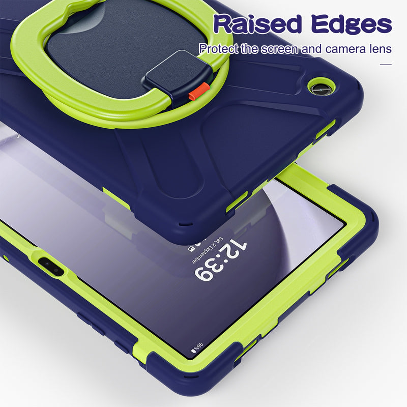 Load image into Gallery viewer, Samsung Galaxy Tab A7 lite 8.7" 2021 (T220/T225) Silicone + PC 360-Degree Rotating Stand Full Protection Case With Strap - i-Station Mobile Phone & Electronic Device Repair and Accessories