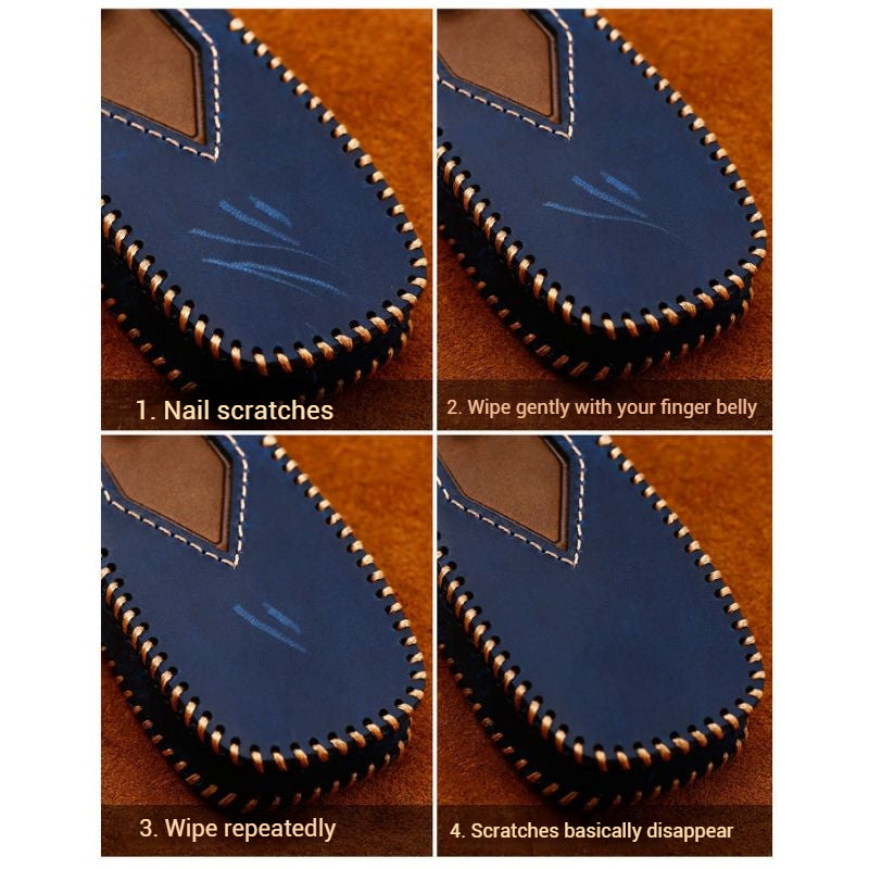 Load image into Gallery viewer, Subaru Cowhide Leather Car Key Fob Protective Cover Case For Outback, Ascent, Forester, Crosstrek, Legacy, Impreza, WRX - i-Station Mobile Phone & Electronic Device Repair and Accessories