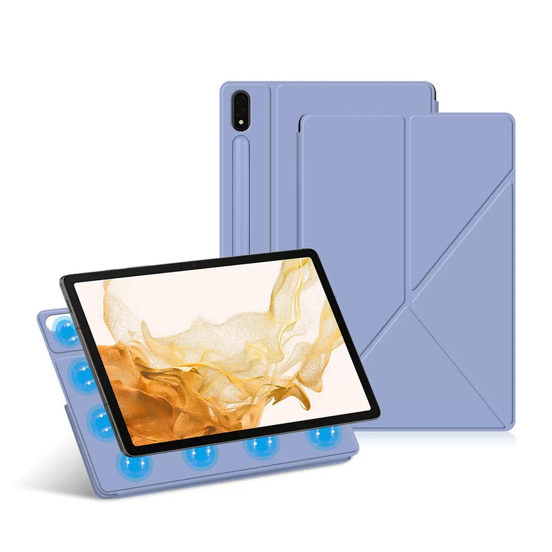 Load image into Gallery viewer, Samsung Galaxy Tab S7 Plus/S7 FE/S8 Plus 12.4" - Magnetic Detachable Multi-Angle Stand Cover Case - i-Station Mobile Phone & Electronic Device Repair and Accessories