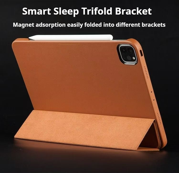 Load image into Gallery viewer, Apple iPad Pro 12.9-inch 3rd/4/5/6th Gen (2018/2020/2021/2022) Genuine Leather Full-protection Shockproof Case - i-Station Mobile Phone & Electronic Device Repair and Accessories