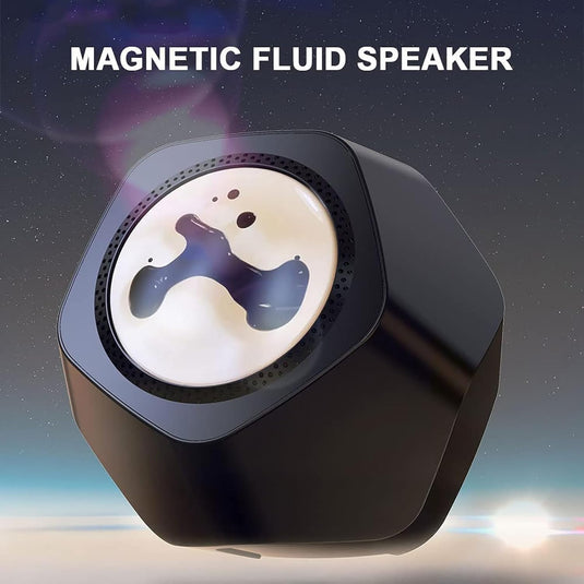 Magnetic Fluid Speaker, Dancing Ferrofluid Music Rhythm Lamp, 360° Surround Sound Touch Wireless Bluetooth Speaker, Shocked Bass Subwoofer Living Room Desktop - i-Station Mobile Phone & Electronic Device Repair and Accessories
