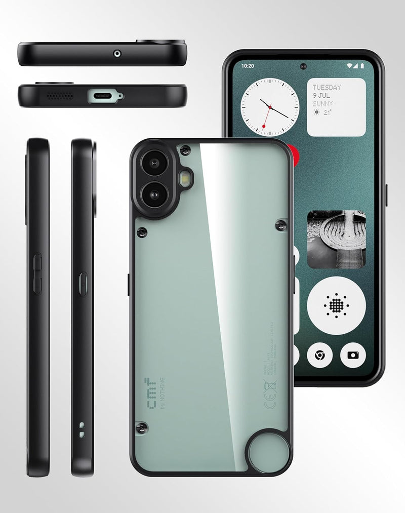 Load image into Gallery viewer, Nothing CMF Phone 1 - Shockproof Hard PC Back Soft TPU Bumper Case With 2PC Tempered Glass Screen Protector - i-Station Mobile Phone & Electronic Device Repair and Accessories