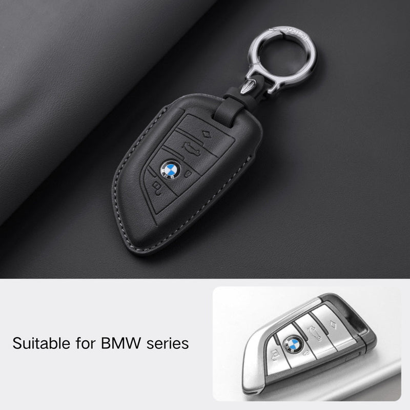 Load image into Gallery viewer, BMW Leather Car Key Fob Case Cover For 1, 2, 3, 5, 7 Series, X1, X3, X5, X6, X7, ix1, ix40, ix50, i8 - i-Station Mobile Phone & Electronic Device Repair and Accessories