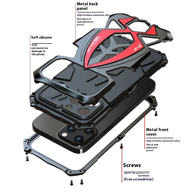 Load image into Gallery viewer, Apple iPhone 16 Pro Max - Full Covered Full Protection Mechanics Style Case - i-Station Mobile Phone & Electronic Device Repair and Accessories