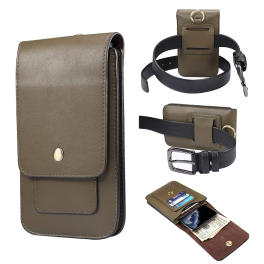 Lambskin Texture Men Universal Google Pixel Phone Double Lattice Waist Bag Leather Case - i-Station Mobile Phone & Electronic Device Repair and Accessories