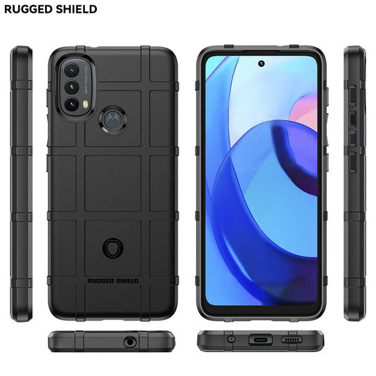 Motorola Moto E20/E30/E40 - Shield Shockproof Rugged Heavy Duty Case With 2PC 9H Tempered Glass Screen Protector - i-Station Mobile Phone & Electronic Device Repair and Accessories