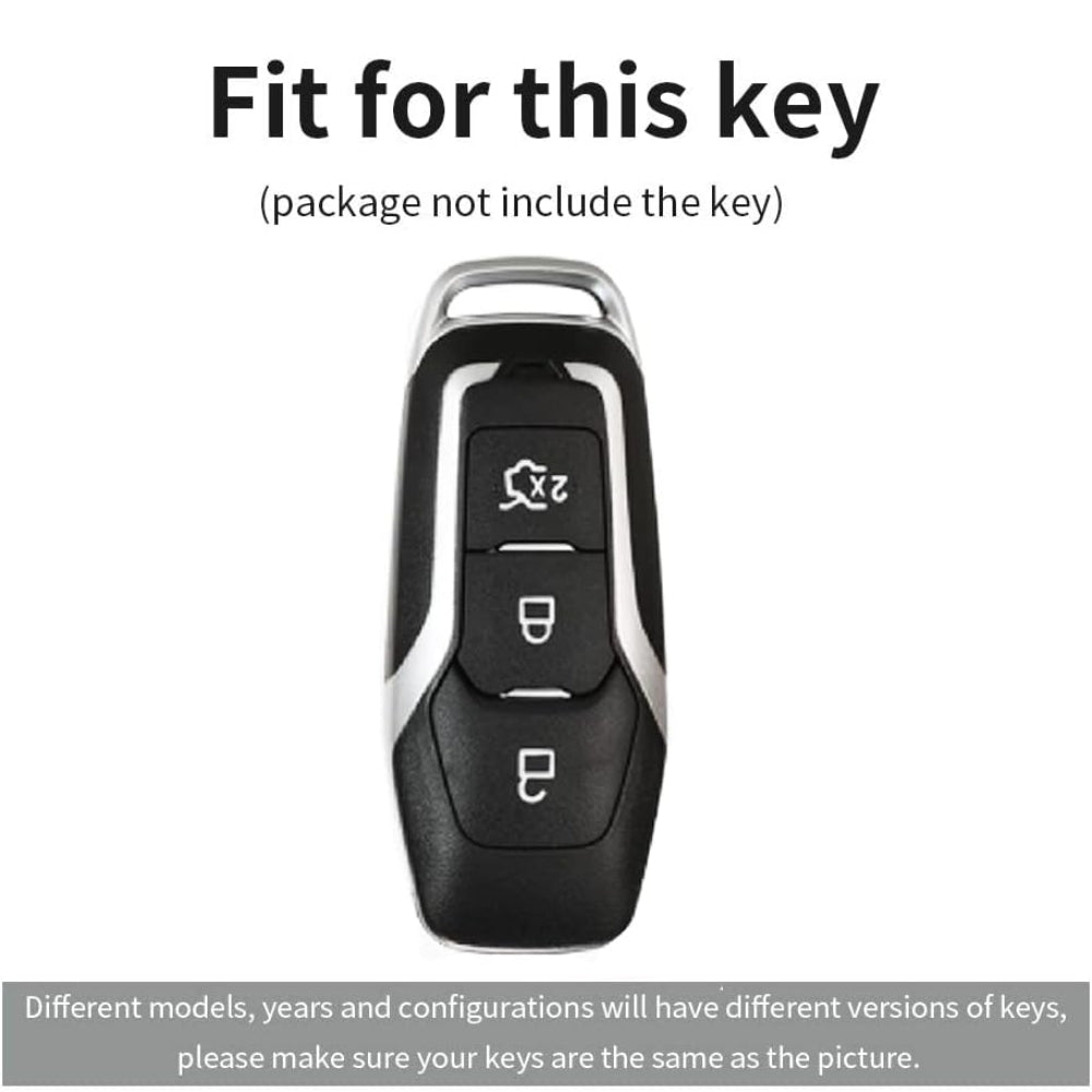 Ford Handcrafted Genuine Leather Car Key Fob Protective Case Cover For Edge, Mondeo, Ka, Fiesta, Focus, Galaxy, Mustang, Kuga - i-Station Mobile Phone & Electronic Device Repair and Accessories