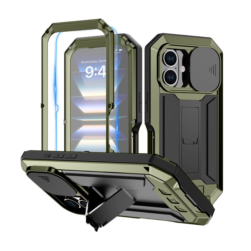 Load image into Gallery viewer, Apple iPhone 16/Pro/Plus/Max - R-JUST Sliding Camera IP54 Life Waterproof Holder Phone Case - i-Station Mobile Phone & Electronic Device Repair and Accessories